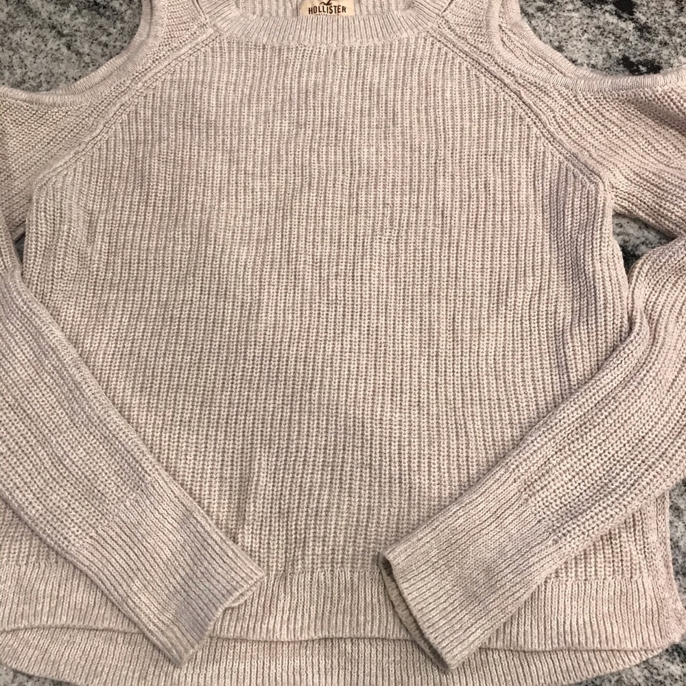 Hollister cold shoulder sweater